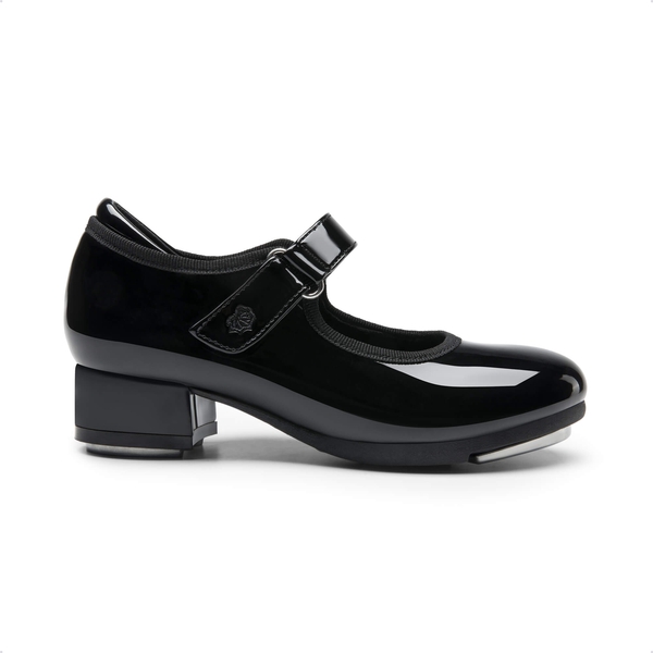 Girls' Mary Jane Tap Shoes - BLACK-PAT - 1